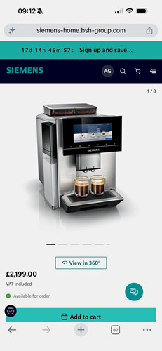 Siemens bean cup - siemens, to